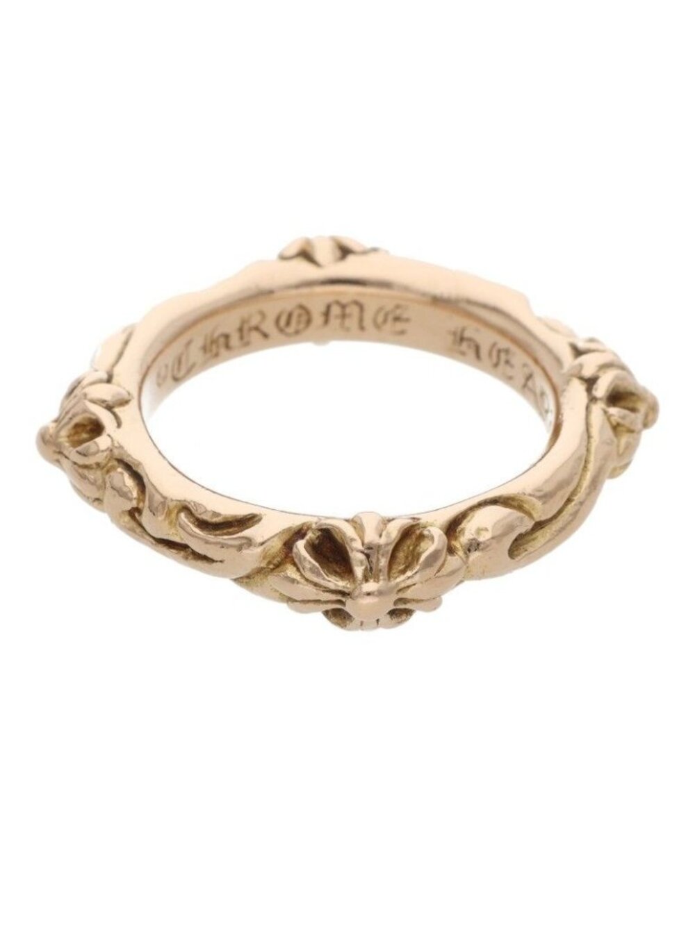 Chrome Hearts Sbt Band Gold Ring